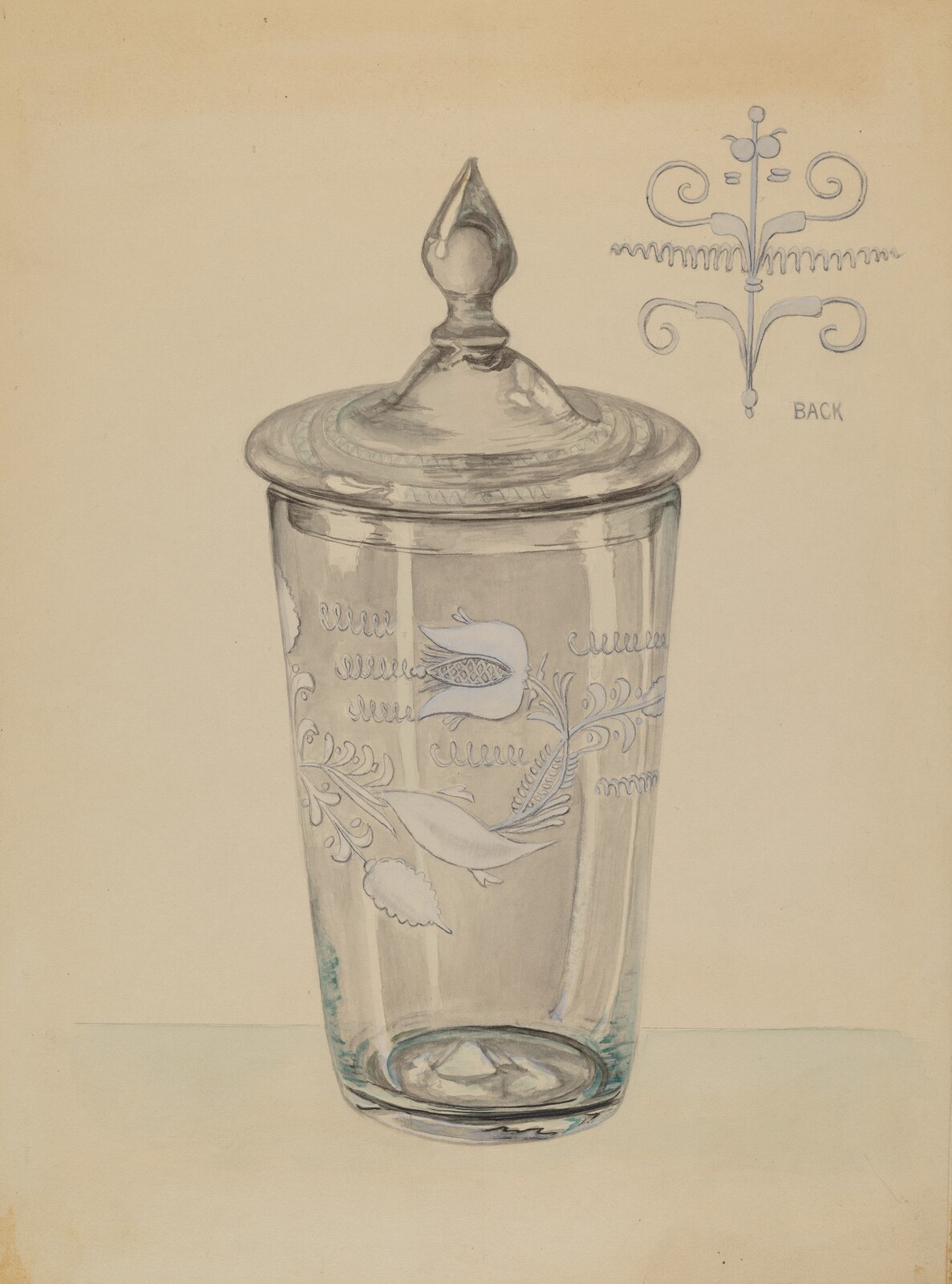 Covered Flip, Gertrude Lemberg, c. 1936