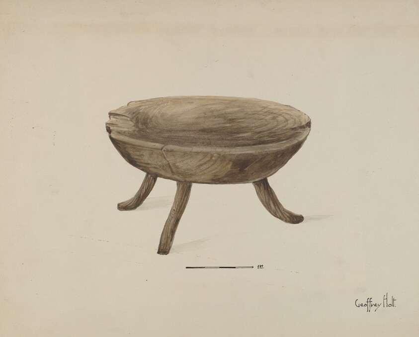 Old Wood Stool