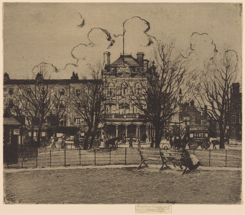 Parson's Green, Afternoon, End of Winter, The Duke's Head