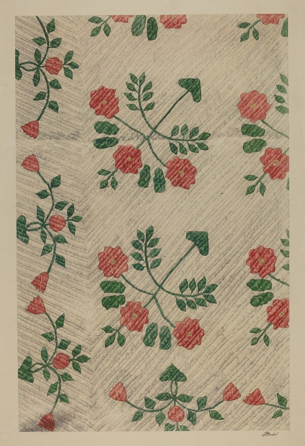 Quilt - Rose Design