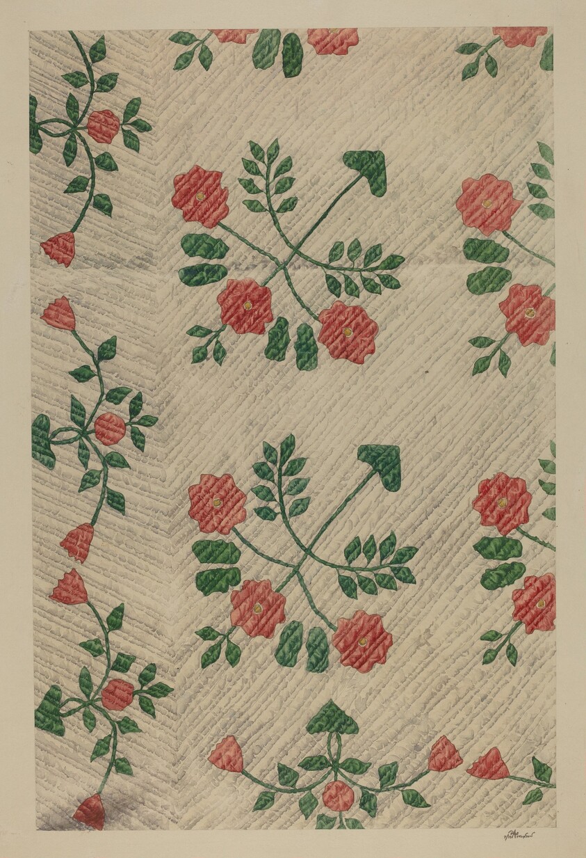 Quilt - Rose Design