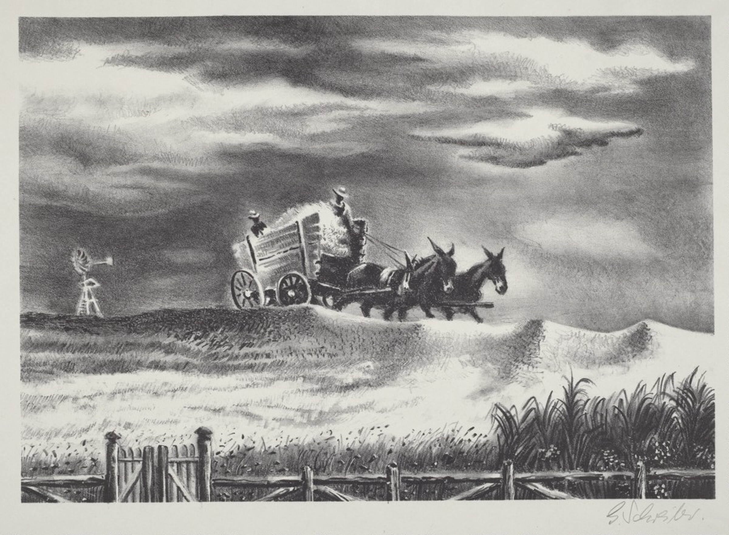 In Tennessee, Georges Schreiber, 1945