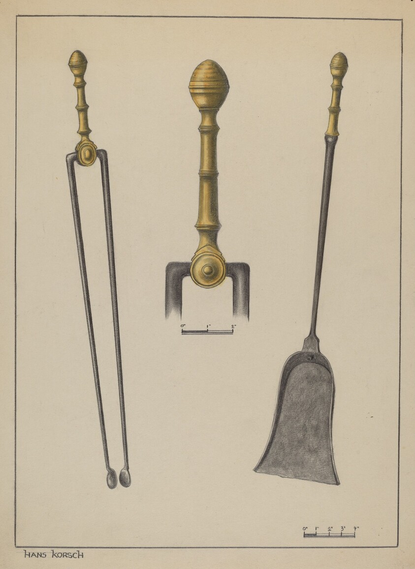 Fire Tongs and Shovel