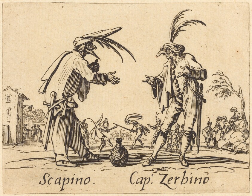 Scapino and Cap. Zerbino