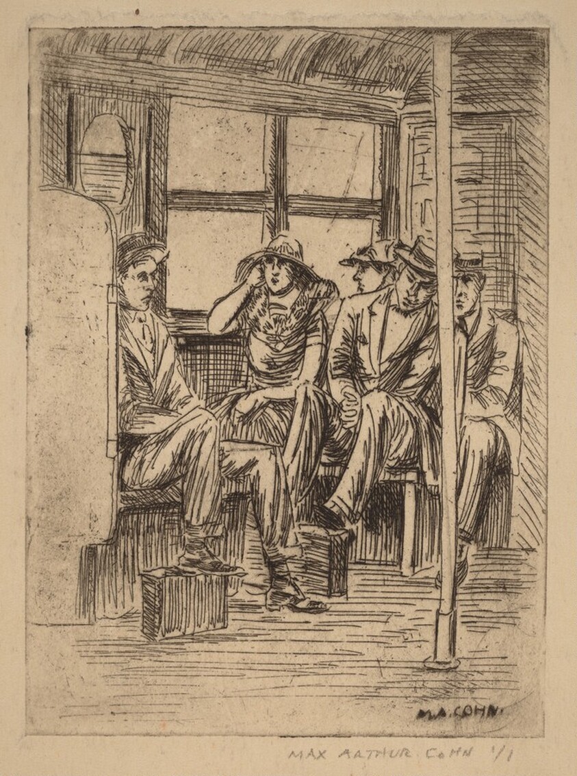 Untitled (Interior of Subway Car)