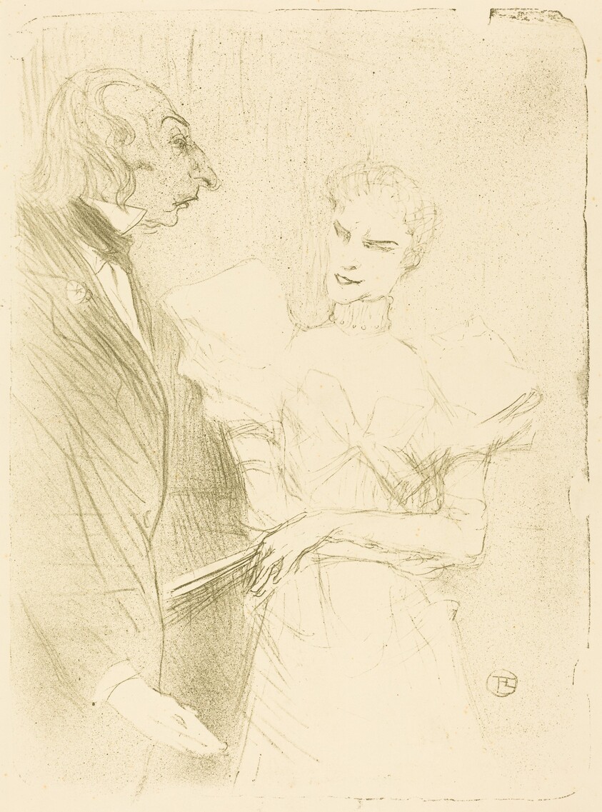 Brandes and Leloir in "Cabotins" (Brandès et Leloir dans "Cabotins")