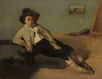 Italian Peasant Boy, Jean-Baptiste-Camille Corot, 1825/1827