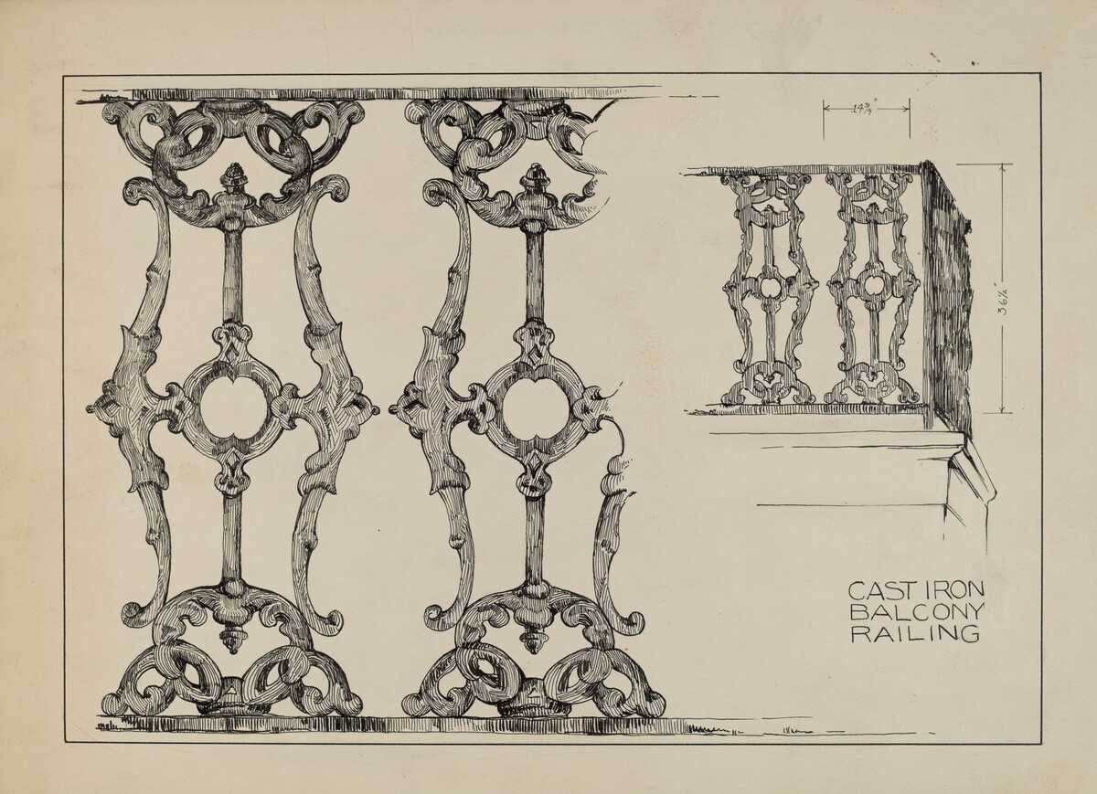 Iron Balcony Railing