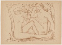 L'homme et la femme (Adam et Eve), Aristide Maillol, 1895