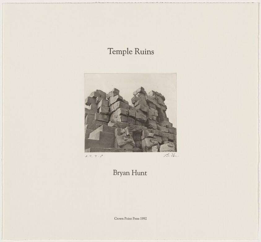Title page from Temple Ruins