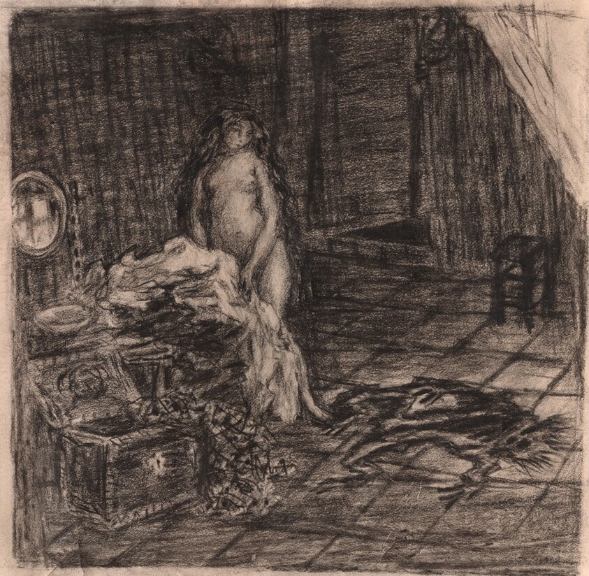 Le Voyeur [Sketch for _D'un Pays plus beau_ (Paris, 1910)]