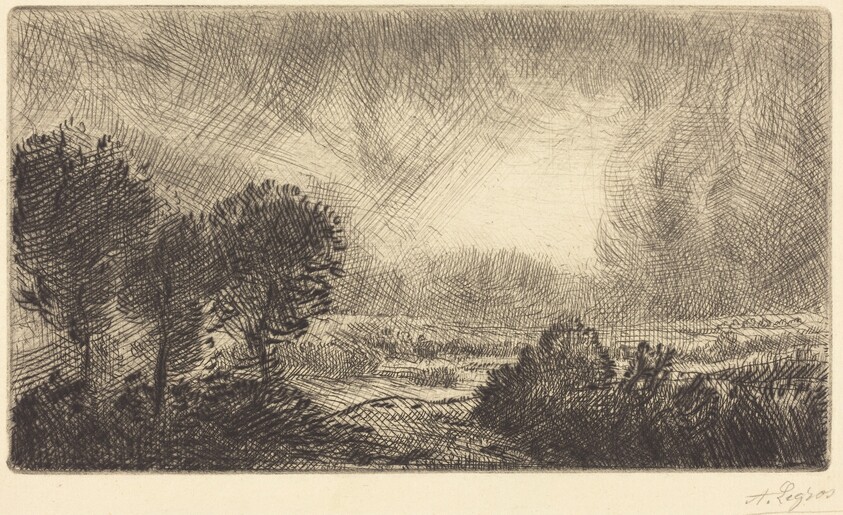 Landscape with Storm (Paysage d'orage)