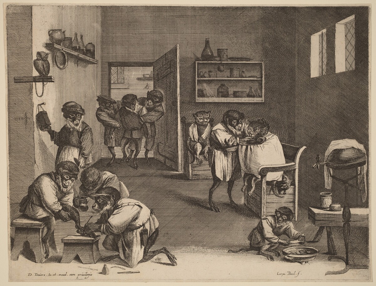 The Monkeys' Barber Shop