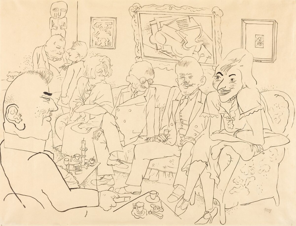 In The Drawing Room [The Art Critics]