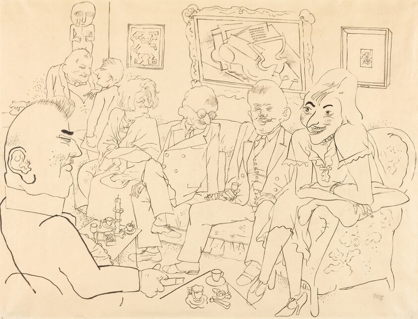 In The Drawing Room [The Art Critics]