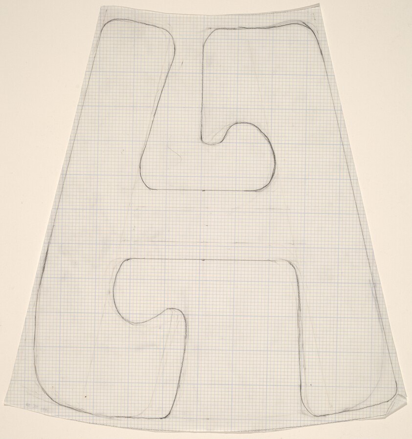 Sketch for "Building - Blocks for a Doorway" (H)