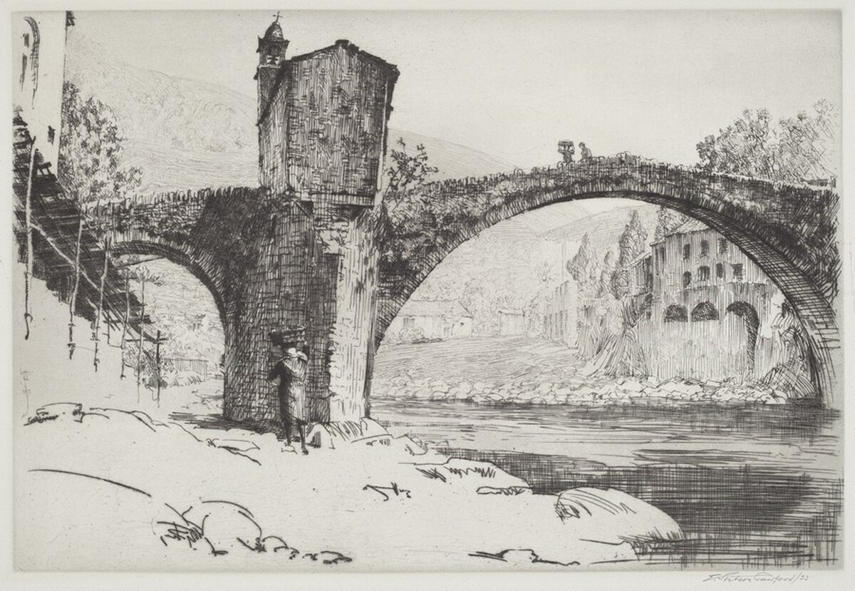 Bridge at Badalucco, Italy