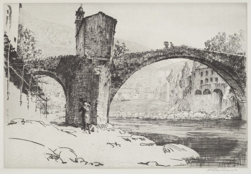 Bridge at Badalucco, Italy