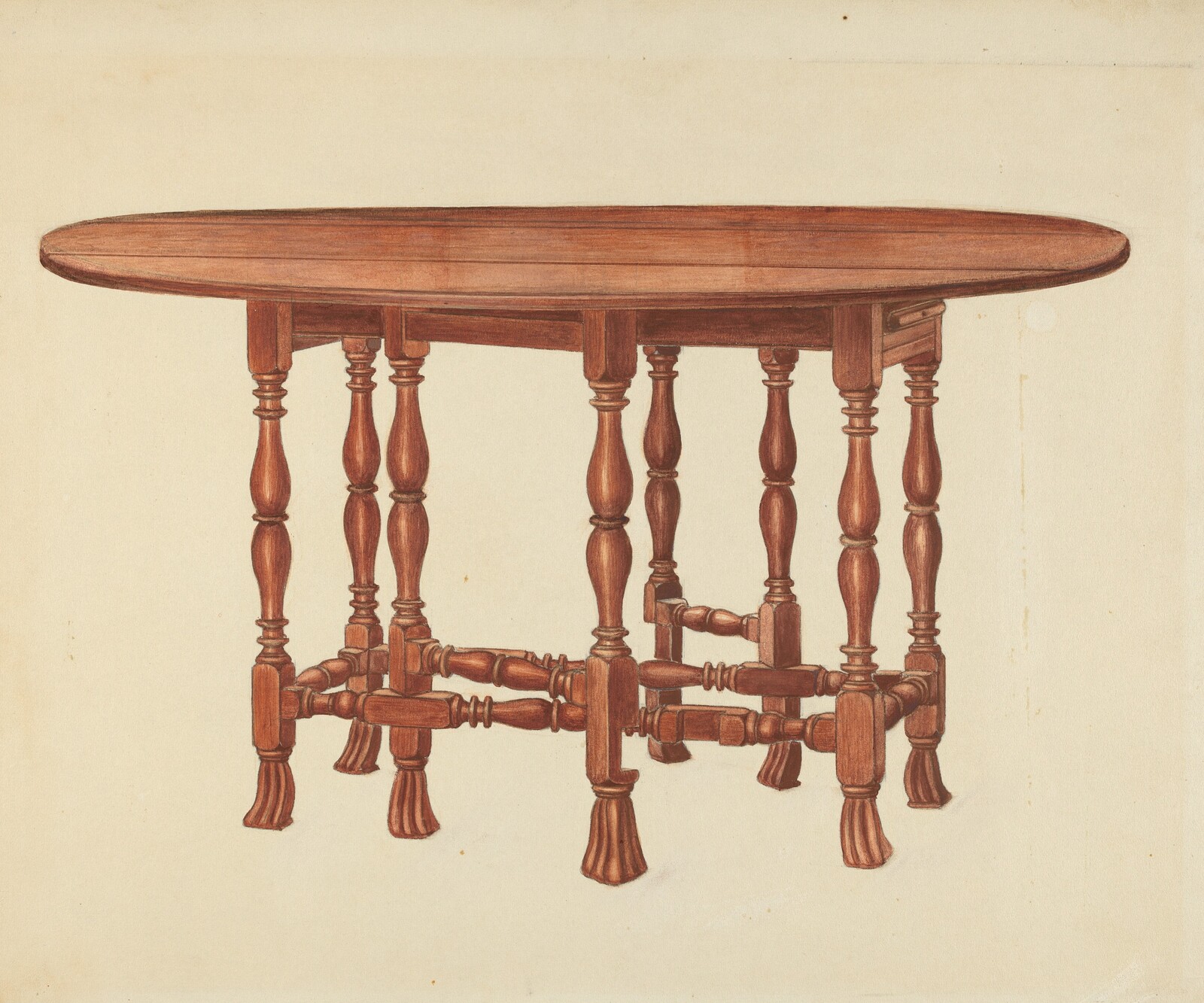 Gate Leg Table, Frank Wenger, c. 1940