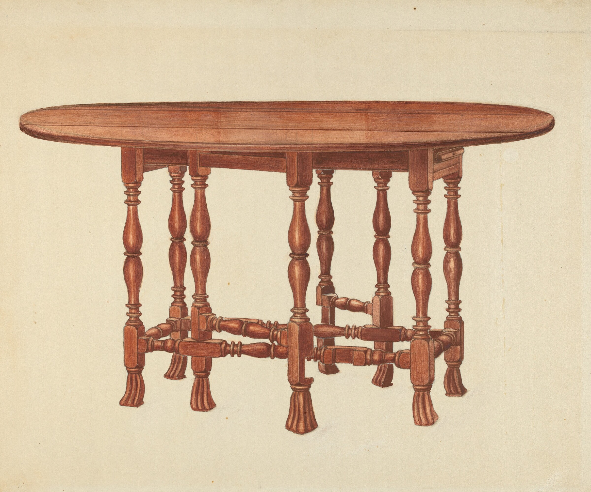 Gate Leg Table, Frank Wenger, c. 1940