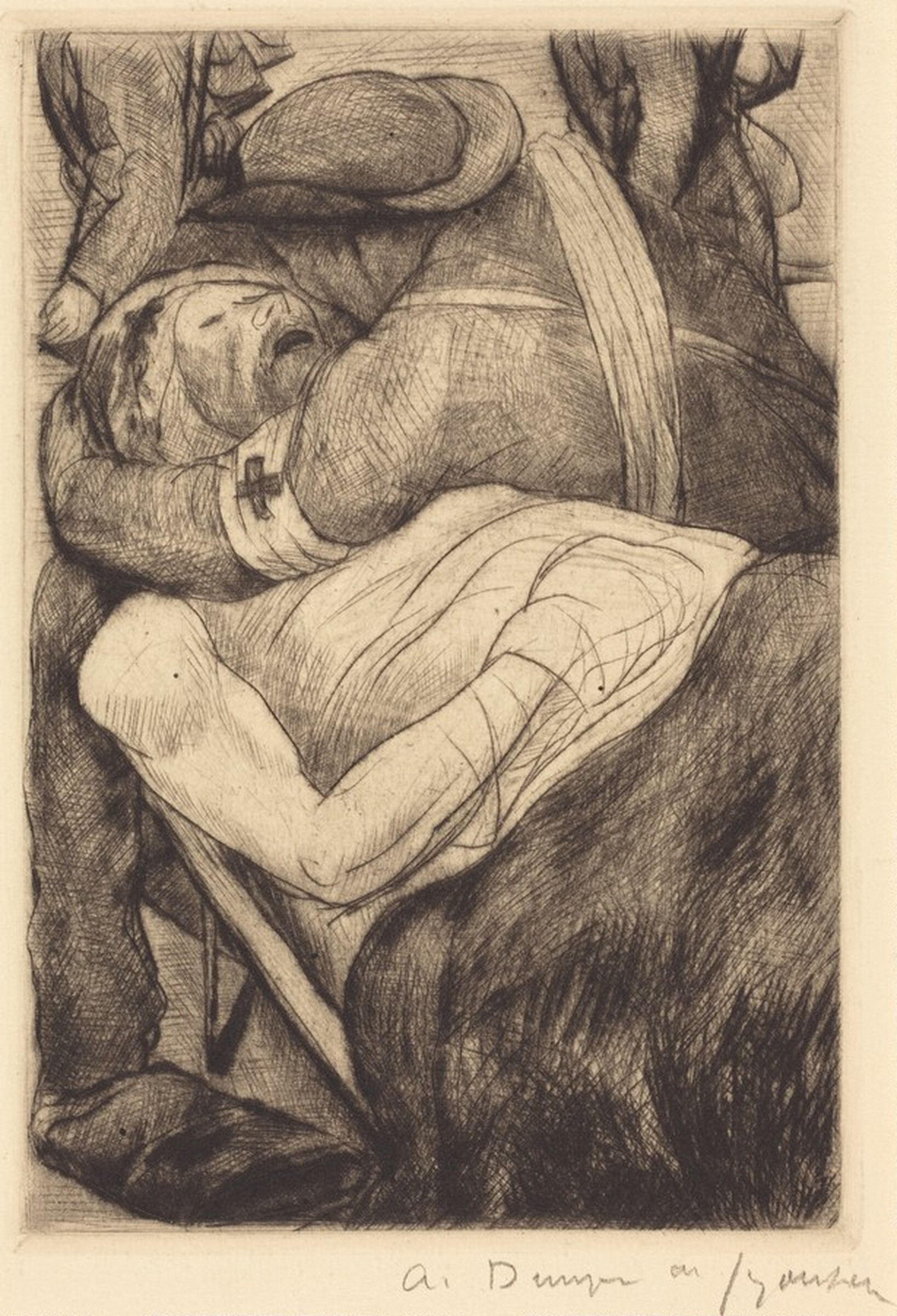 The Last Confession, André Dunoyer de Segonzac, 1919/1920