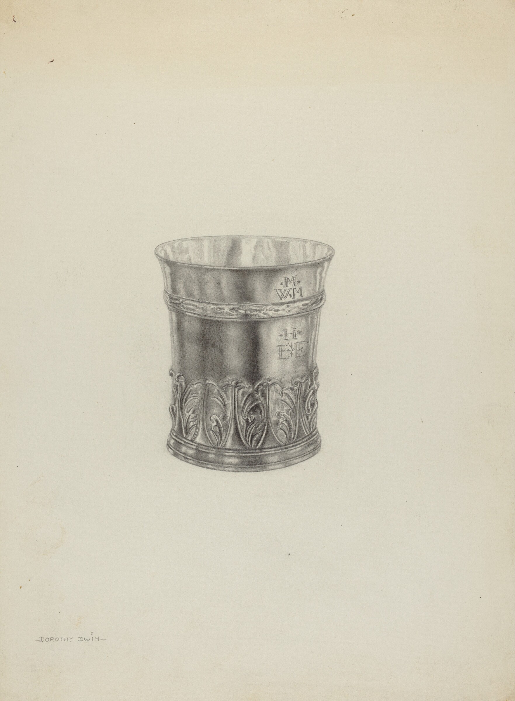 Silver Beaker, Dorothy Dwin, c. 1938