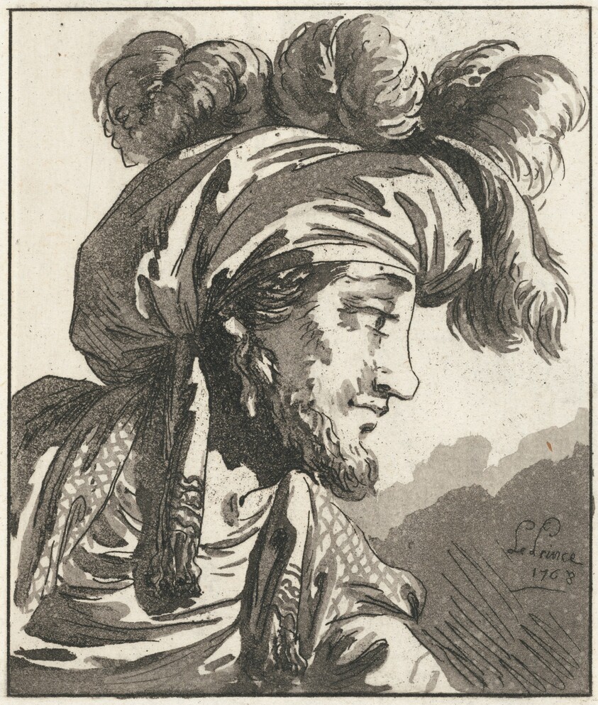 Head of a Turbaned Man without a Moustache