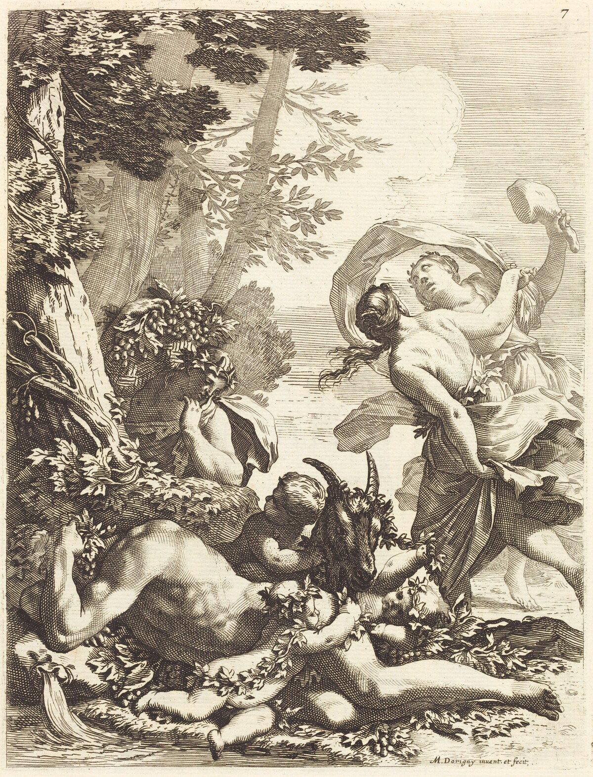 Bacchanal with Sleeping Bacchus