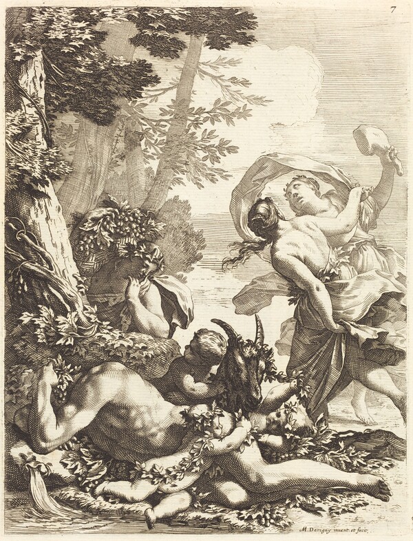 Bacchanal with Sleeping Bacchus