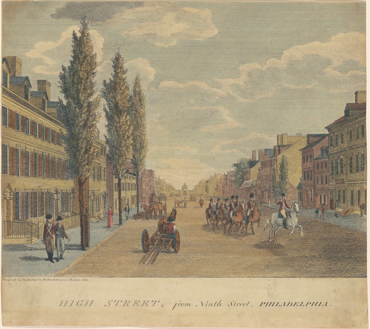 High Street, from Ninth Street, Philadelphia