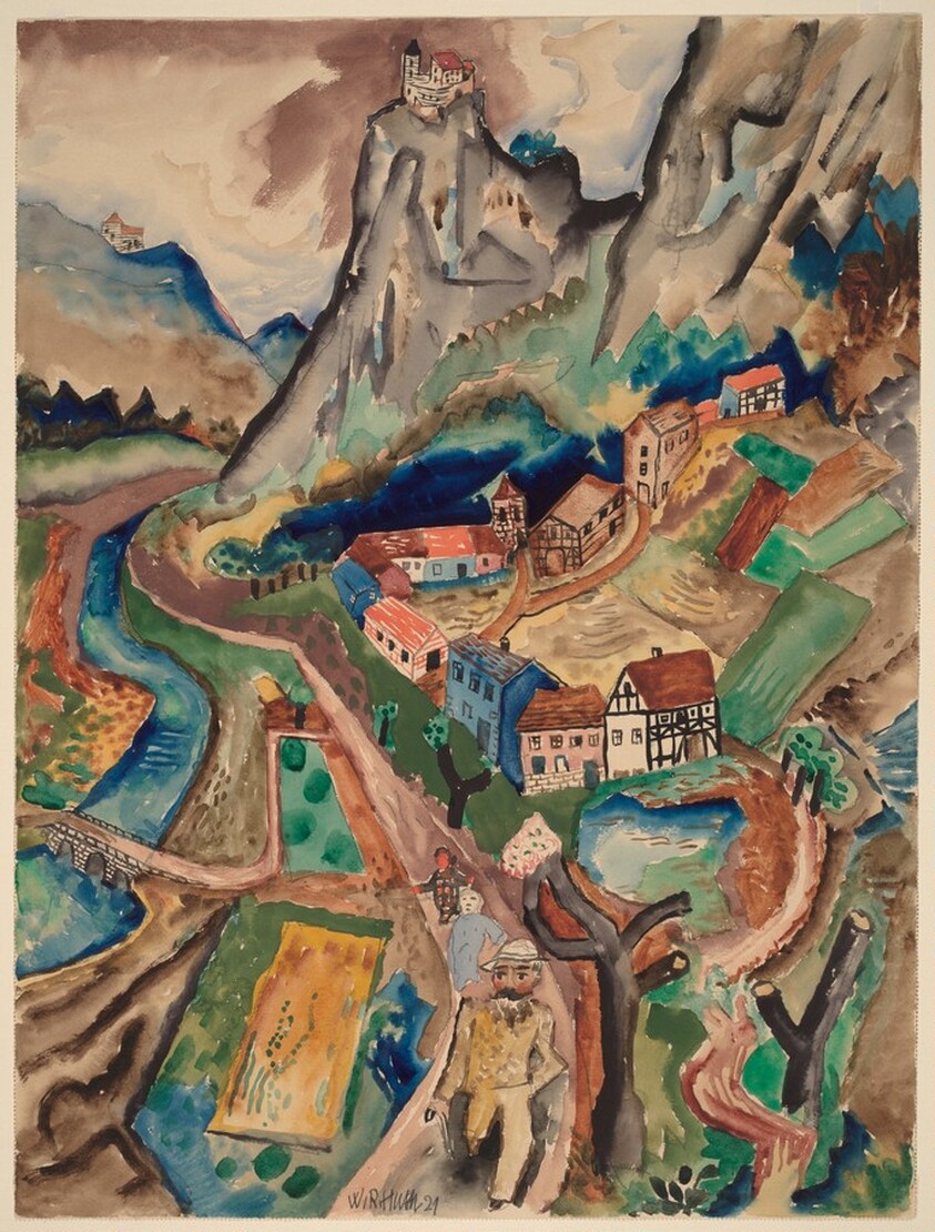 Mountain Landscape with a Village