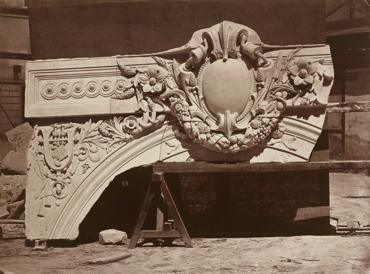 Ornamental Sculpture from the Paris Opera House (Arch Detail)