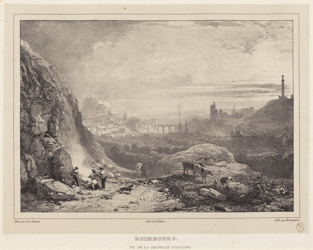 Edimbourg vu de la Chapelle Saint-Antoine