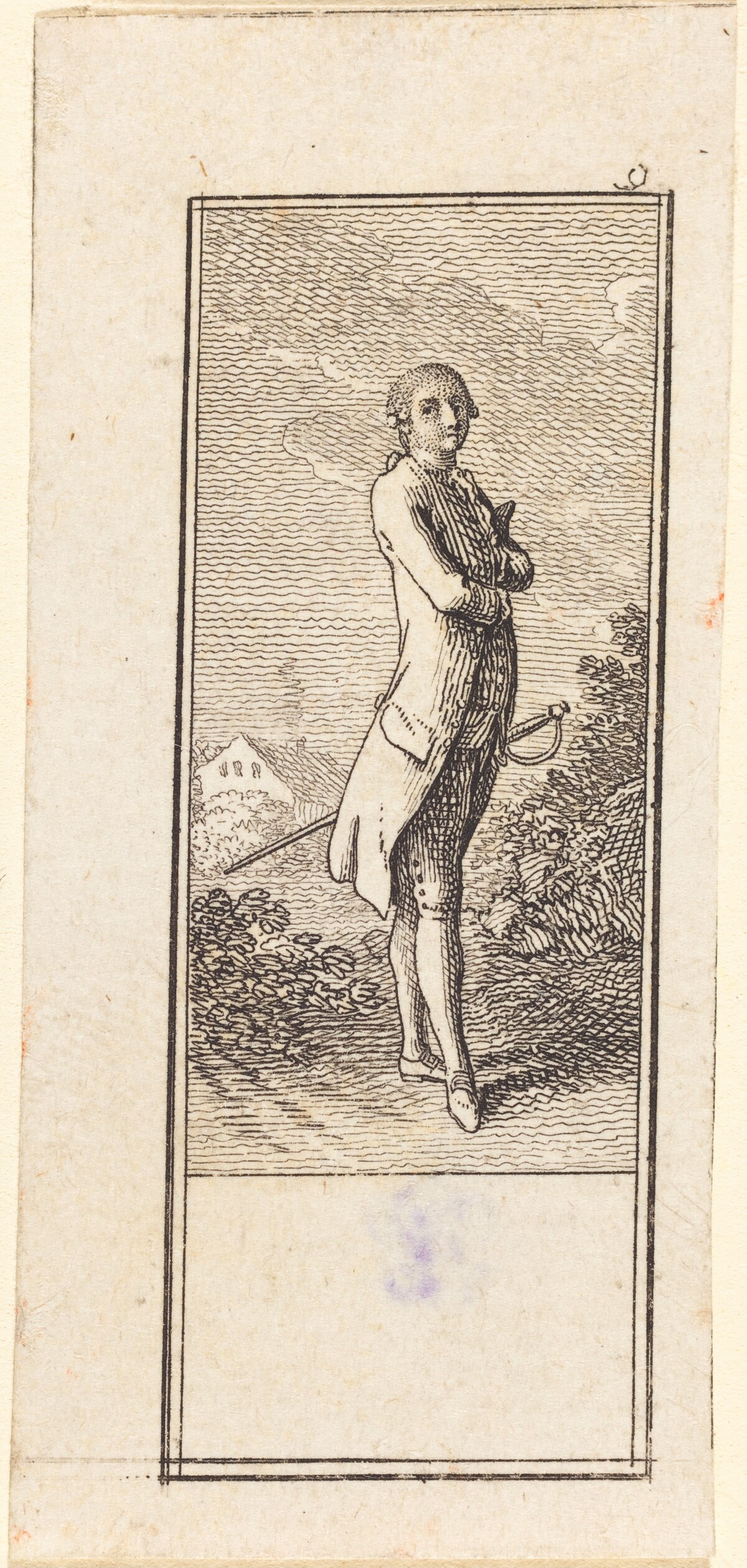 Young Man Bareheaded, with Sword