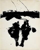 Black Shapes, Robert Motherwell, 1961