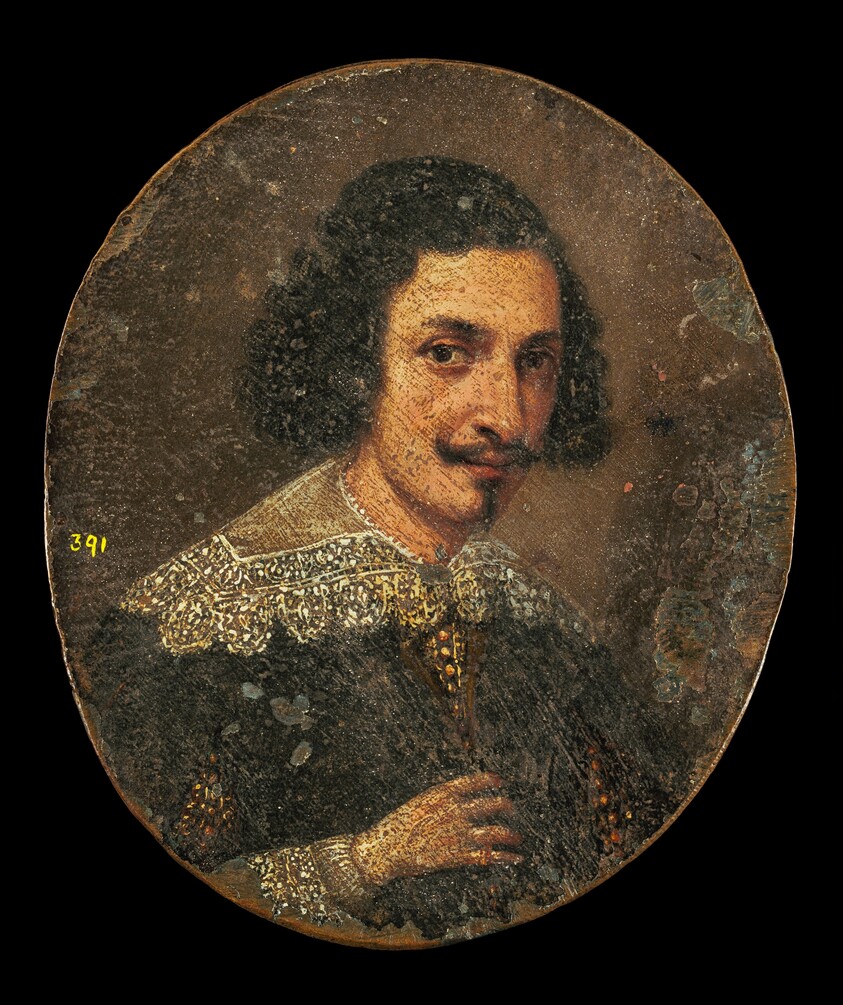 Portrait of a Young Man in Oil [reverse]