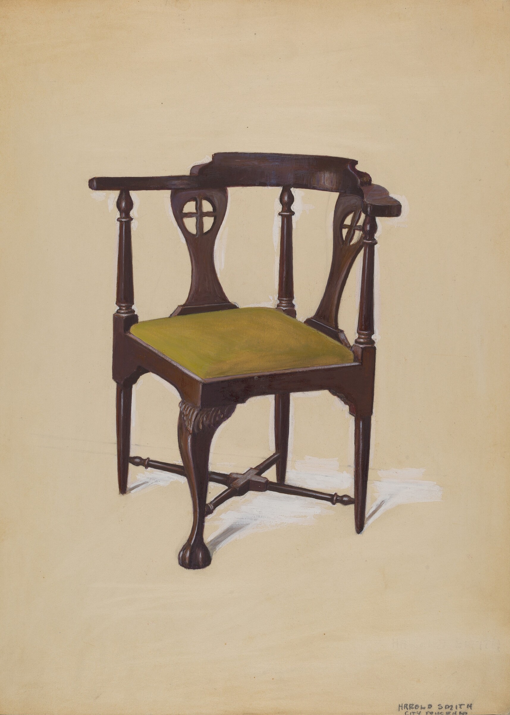 Roundabout Chair, Harold Smith, 1936