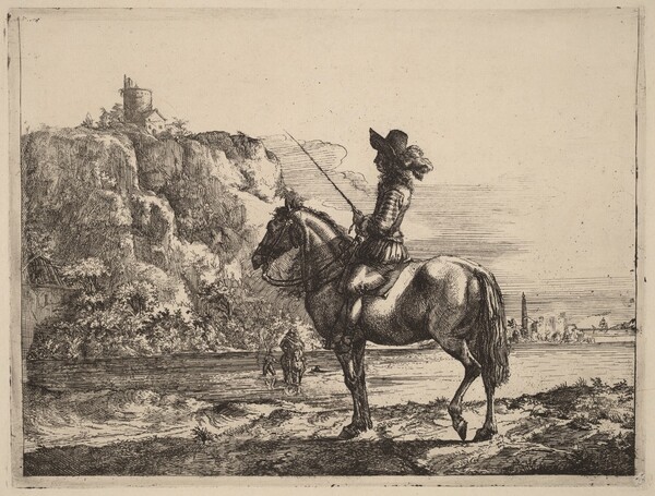River Landscape with Horseman