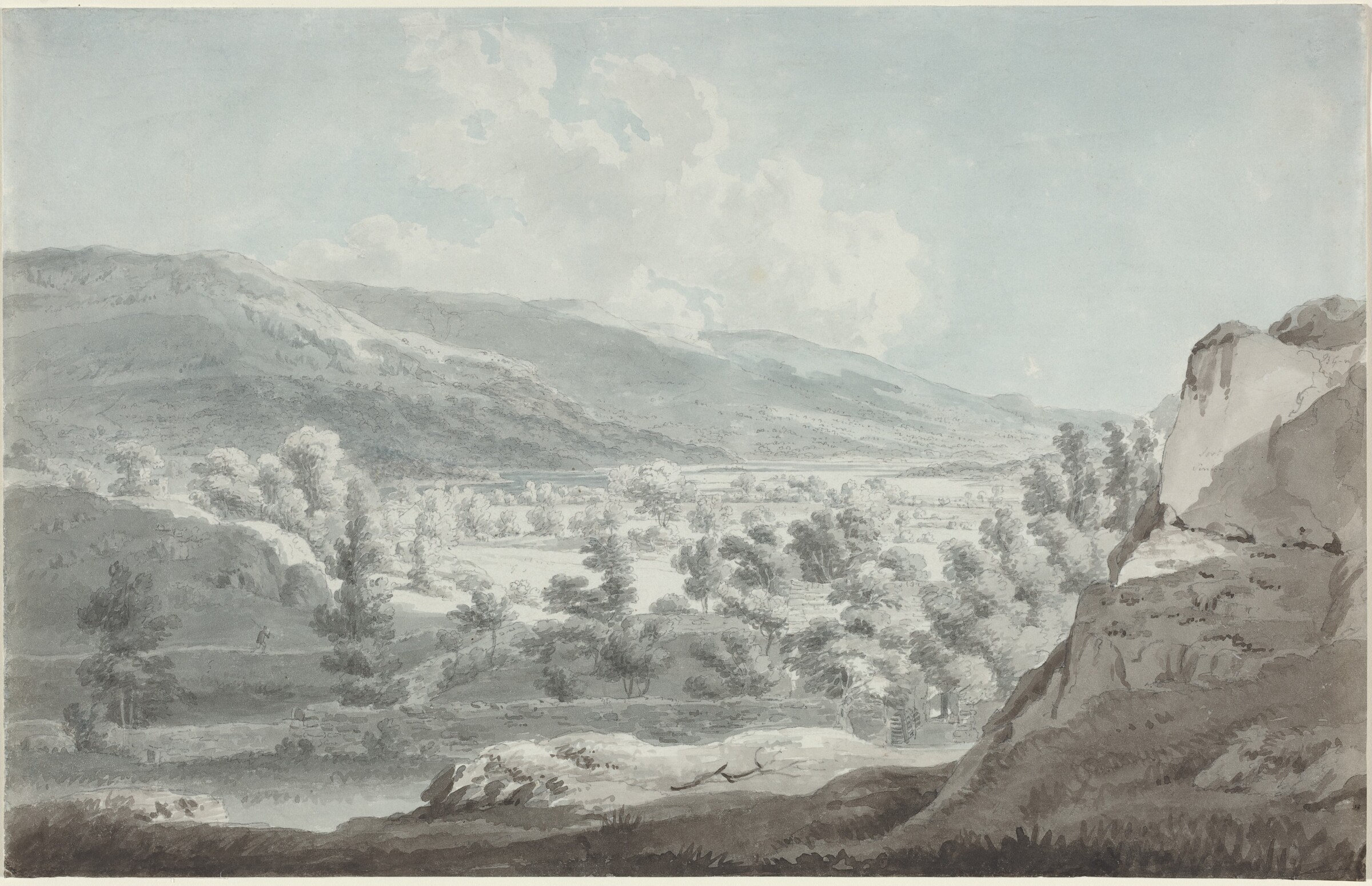 The Head of Ullswater, Edward Dayes, 1790s