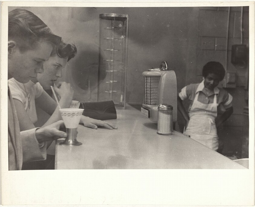 Coffee shop counter--Houston, Texas