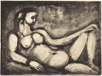 "Lorsque tu dormiras, ma belle tenebreuse ...", Georges Rouault, 1925/1927