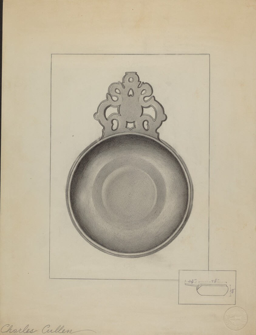 Pewter Porringer
