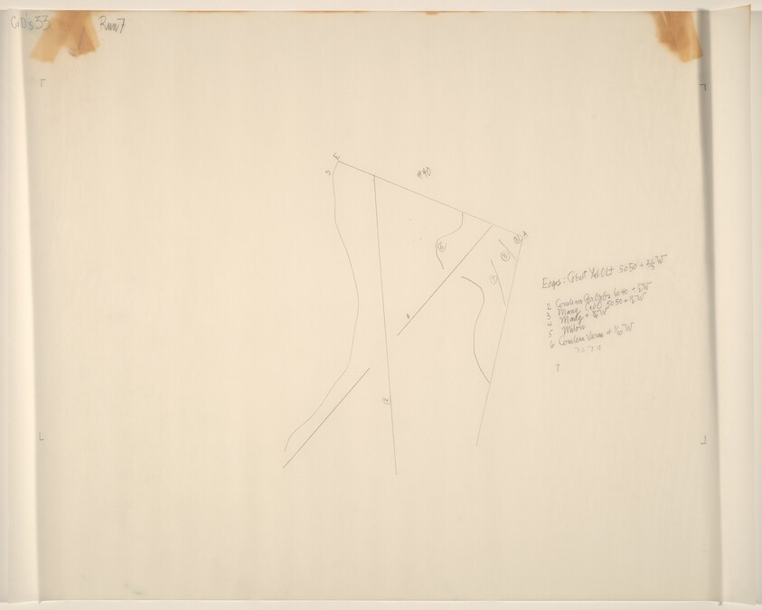 Drawing for Changes and Disappearances No. 33