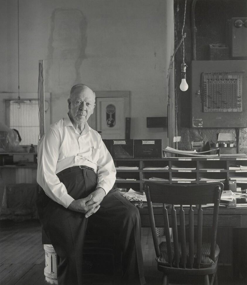 R.H. Birkhead, Agent Missouri-Kansas-Texas Railway, on the Day of His Retirement, Frederick, Oklahoma