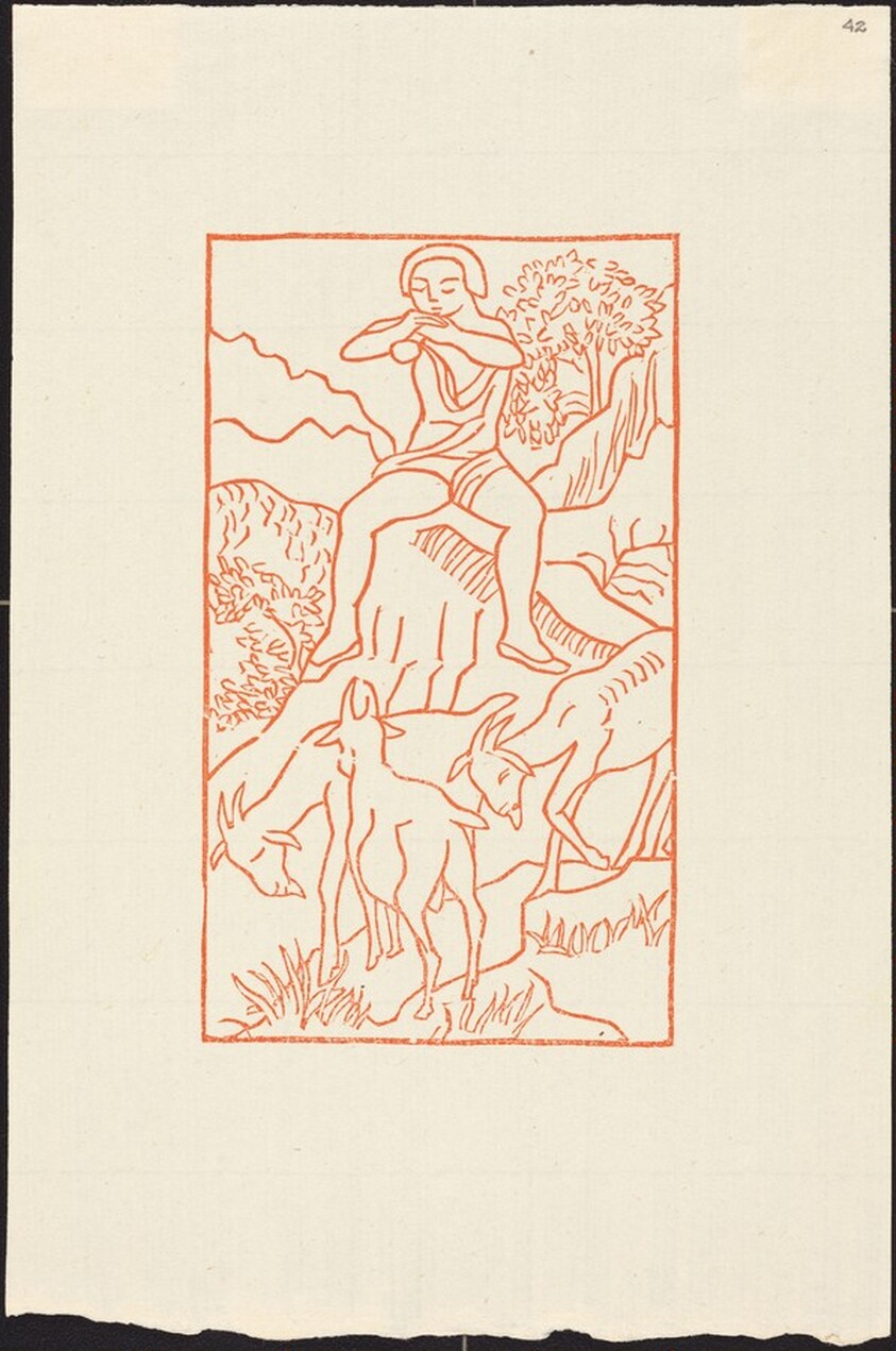 Fourth Book: Daphnis Plays to His Goats (Daphnis joue de la flute au milieu de ses chevres)