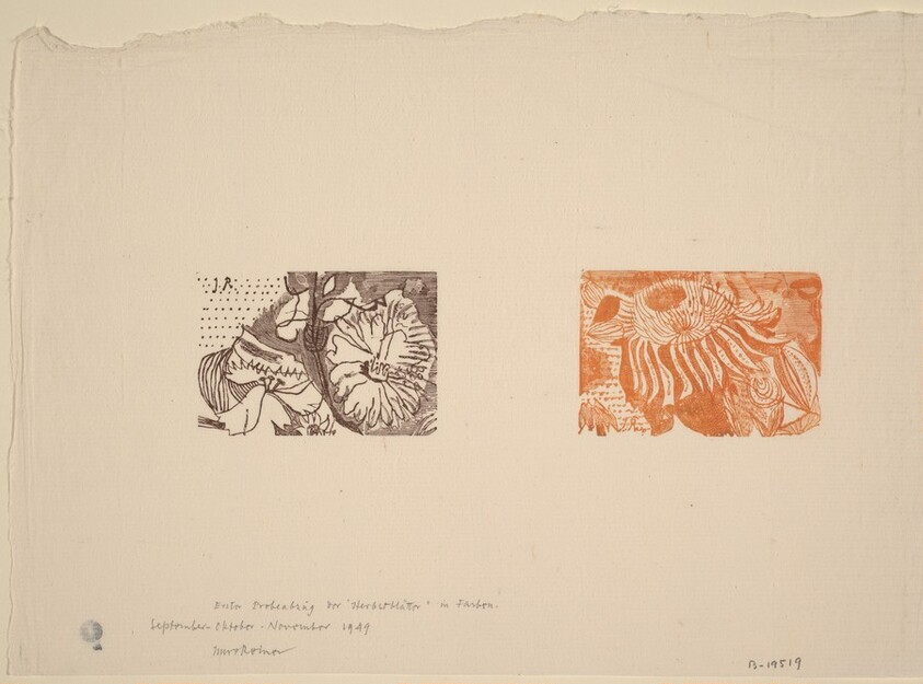 Der Herbstblatter [left half]