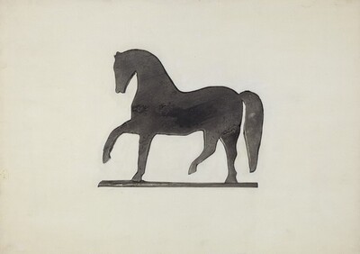 Black Horse Weather Vane