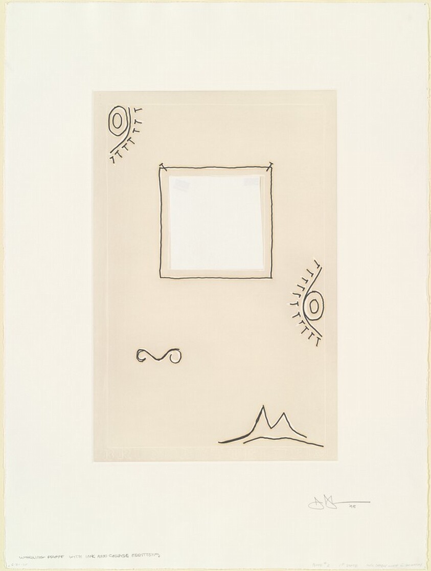 Untitled (White Mezzotint) [working proof]