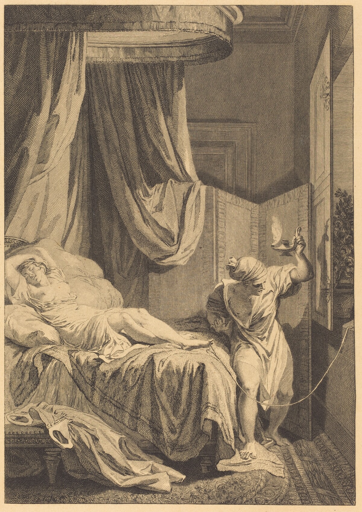 La gageure des trois commeres: Le fil