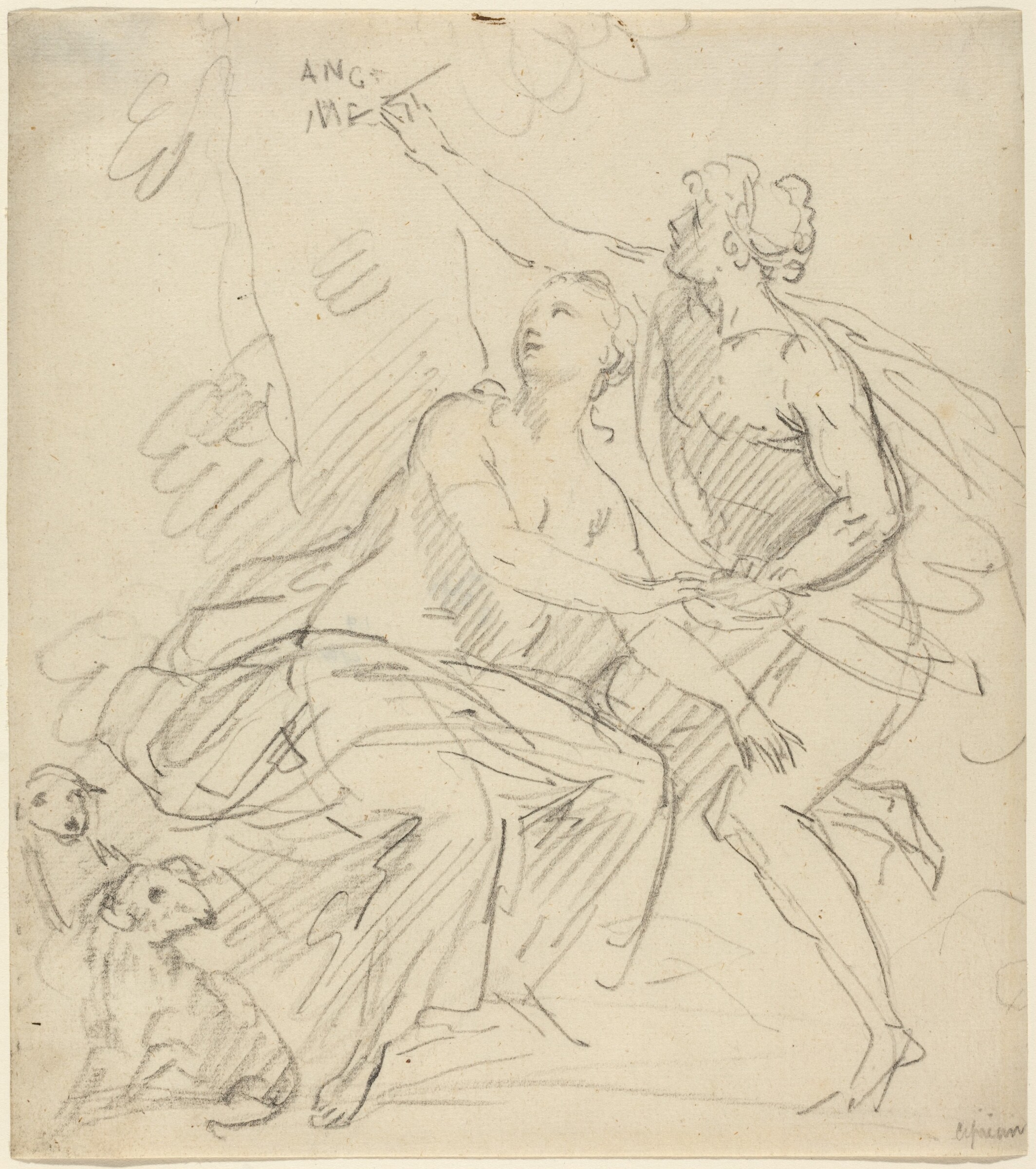 Angelica and Medoro, Giovanni Battista Cipriani